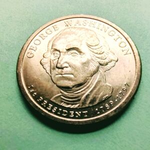 2007-P George Washington Commemorative Coin In Good Circulated Condition.